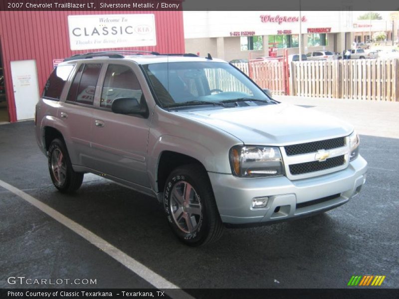 Silverstone Metallic / Ebony 2007 Chevrolet TrailBlazer LT