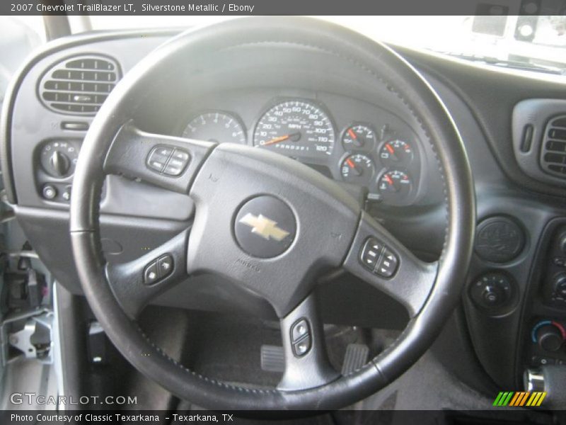 Silverstone Metallic / Ebony 2007 Chevrolet TrailBlazer LT