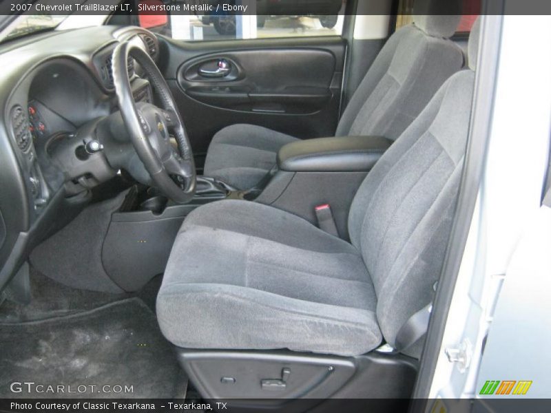 Silverstone Metallic / Ebony 2007 Chevrolet TrailBlazer LT