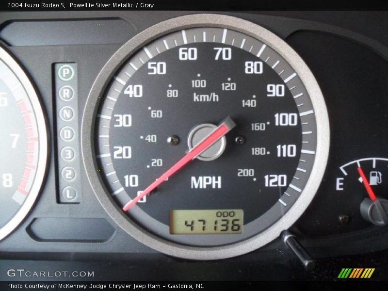 Powellite Silver Metallic / Gray 2004 Isuzu Rodeo S