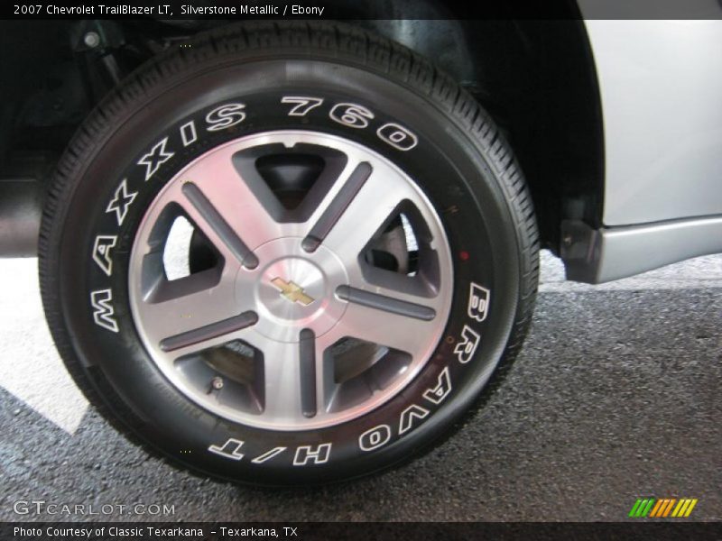 Silverstone Metallic / Ebony 2007 Chevrolet TrailBlazer LT