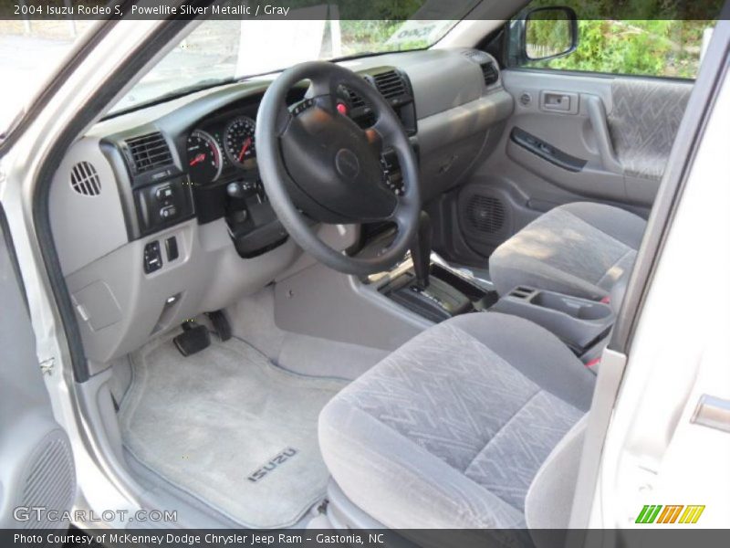 Powellite Silver Metallic / Gray 2004 Isuzu Rodeo S