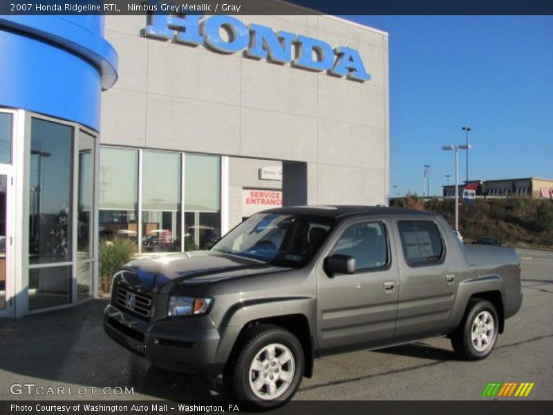 Nimbus Grey Metallic / Gray 2007 Honda Ridgeline RTL