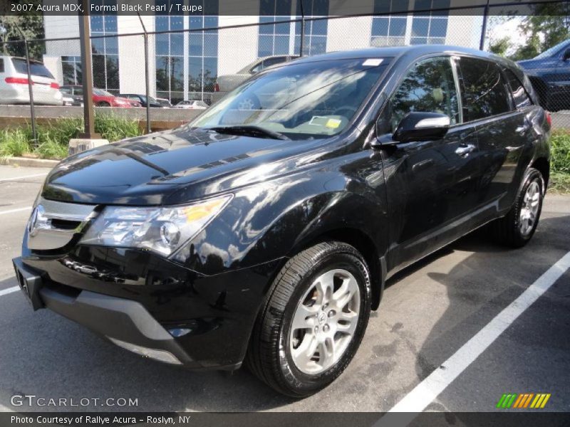 Formal Black Pearl / Taupe 2007 Acura MDX