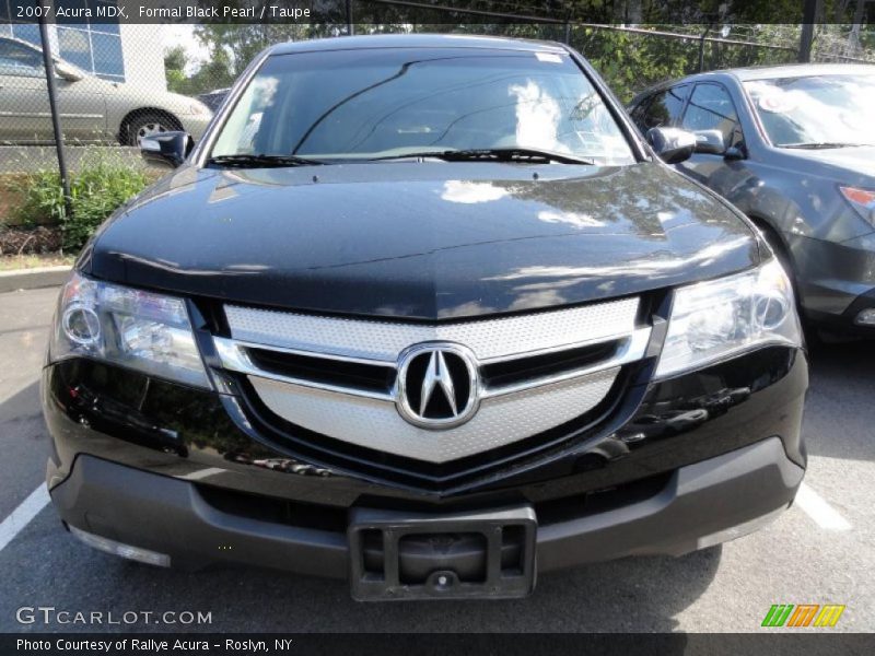 Formal Black Pearl / Taupe 2007 Acura MDX