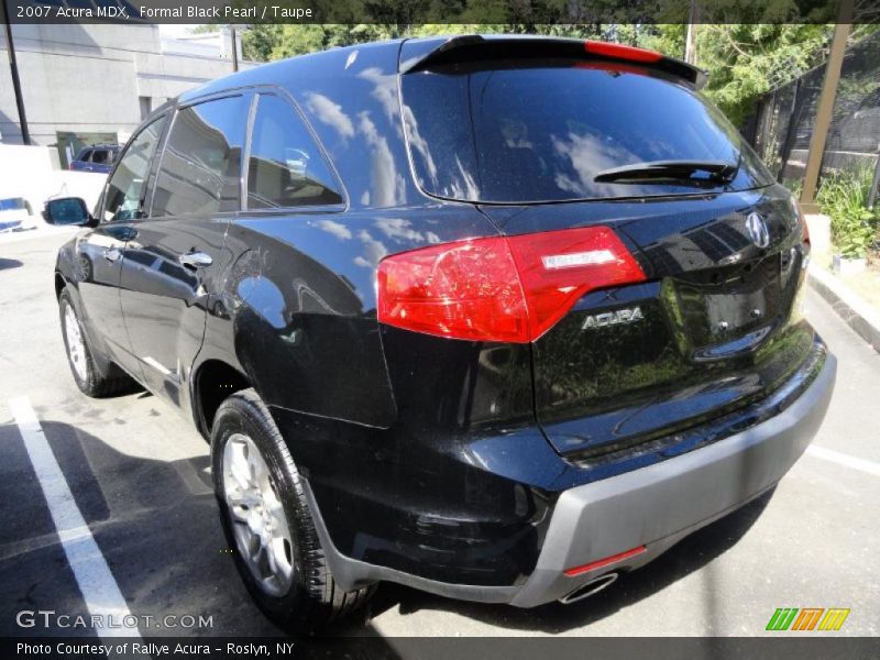 Formal Black Pearl / Taupe 2007 Acura MDX