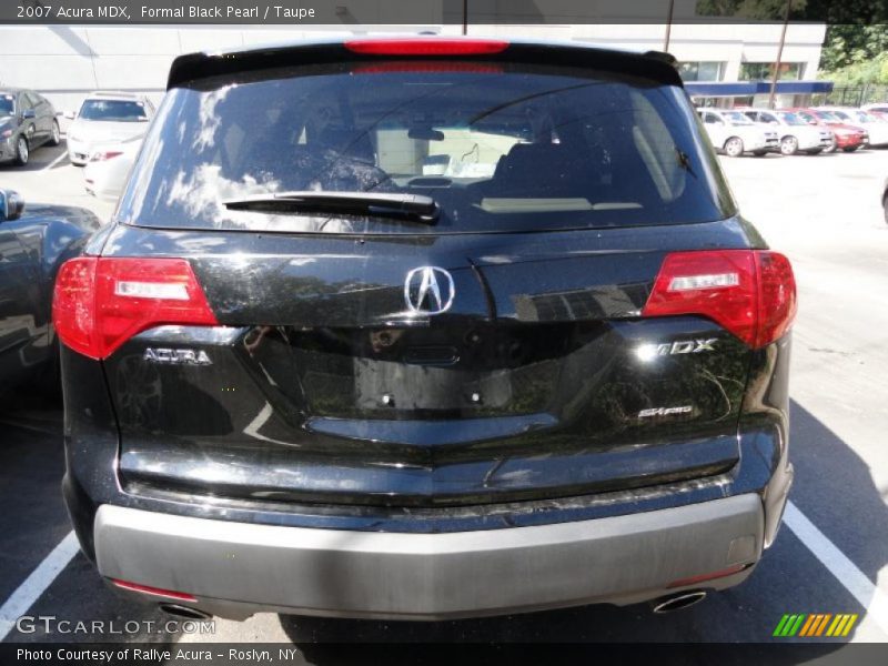 Formal Black Pearl / Taupe 2007 Acura MDX