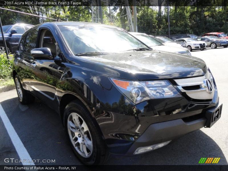 Formal Black Pearl / Taupe 2007 Acura MDX