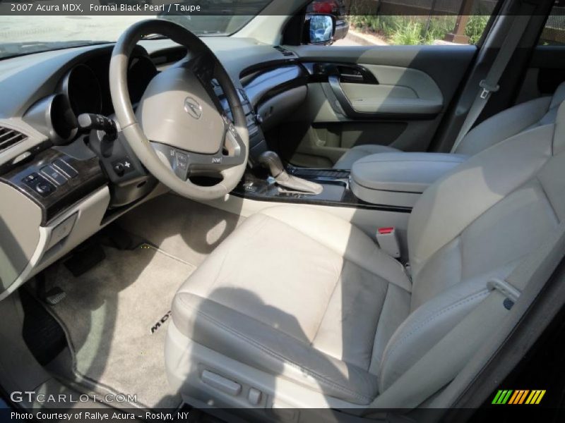 Formal Black Pearl / Taupe 2007 Acura MDX