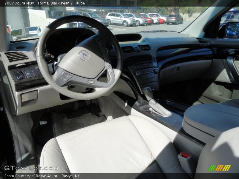 Formal Black Pearl / Taupe 2007 Acura MDX