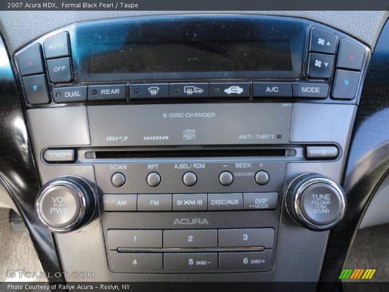 Formal Black Pearl / Taupe 2007 Acura MDX