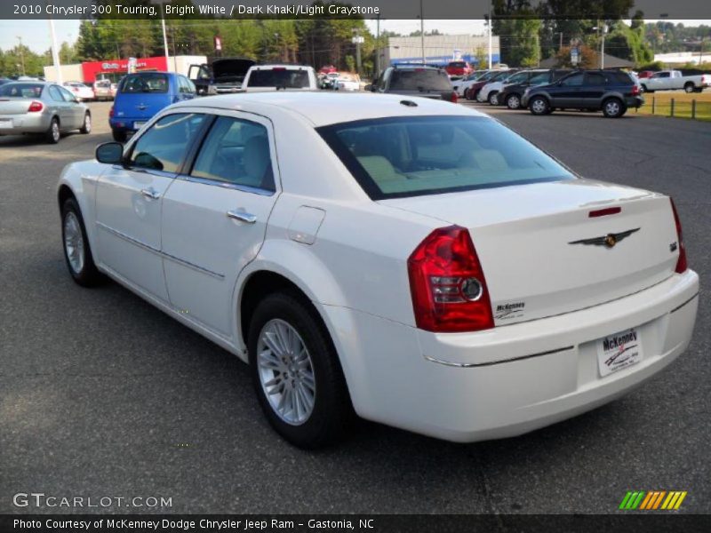 Bright White / Dark Khaki/Light Graystone 2010 Chrysler 300 Touring