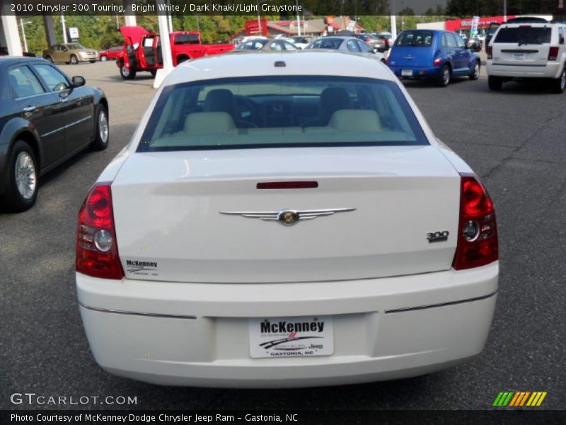 Bright White / Dark Khaki/Light Graystone 2010 Chrysler 300 Touring