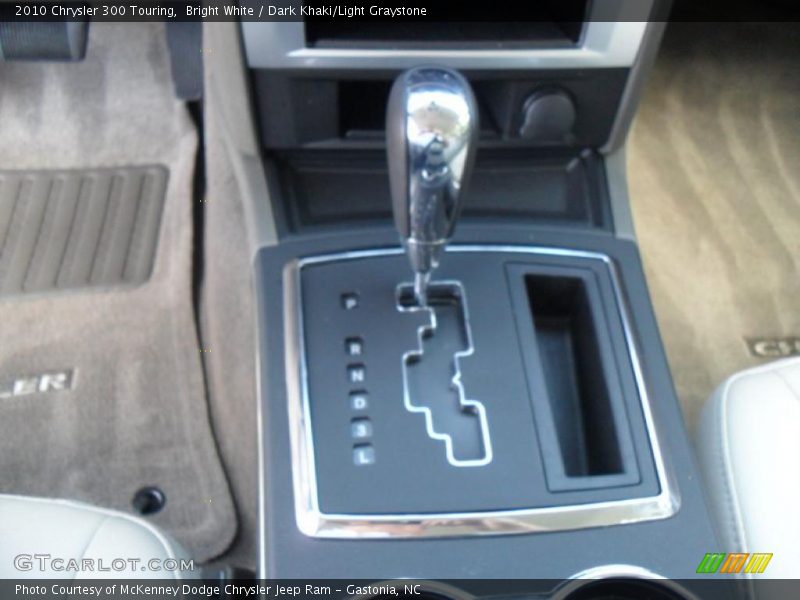 Bright White / Dark Khaki/Light Graystone 2010 Chrysler 300 Touring