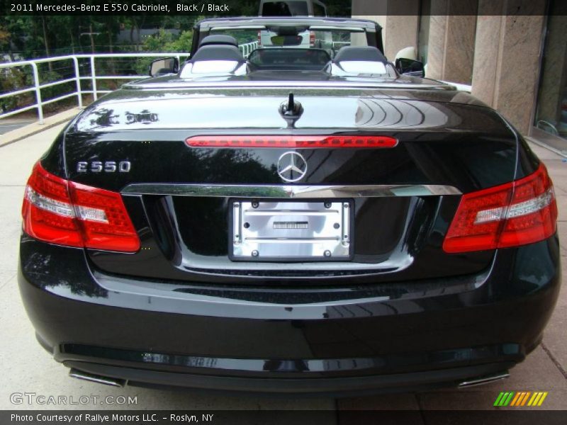 Black / Black 2011 Mercedes-Benz E 550 Cabriolet