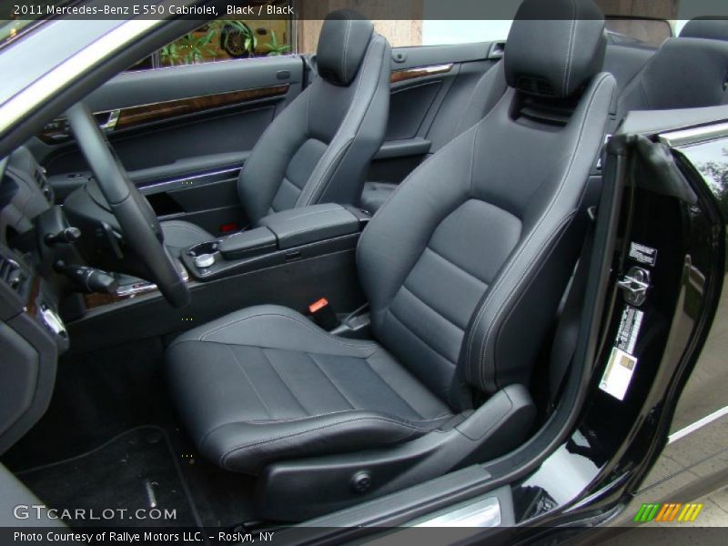 Black / Black 2011 Mercedes-Benz E 550 Cabriolet