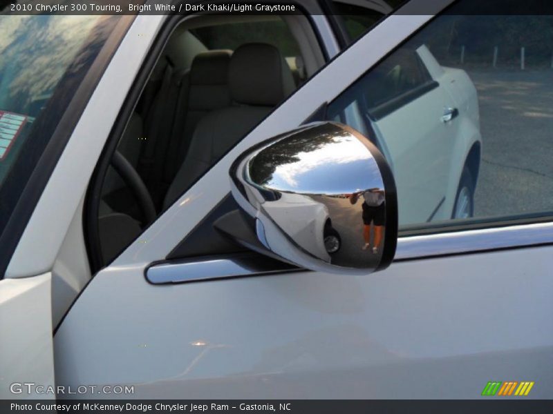 Bright White / Dark Khaki/Light Graystone 2010 Chrysler 300 Touring