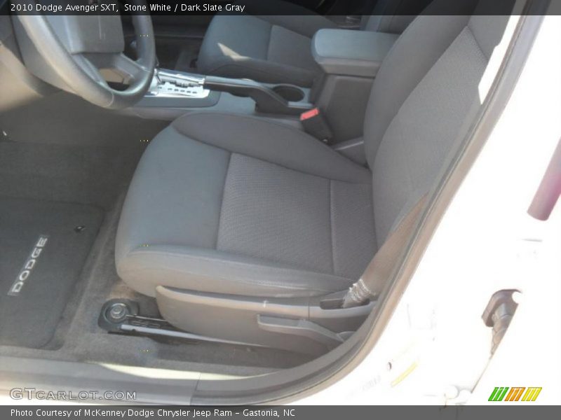 Stone White / Dark Slate Gray 2010 Dodge Avenger SXT