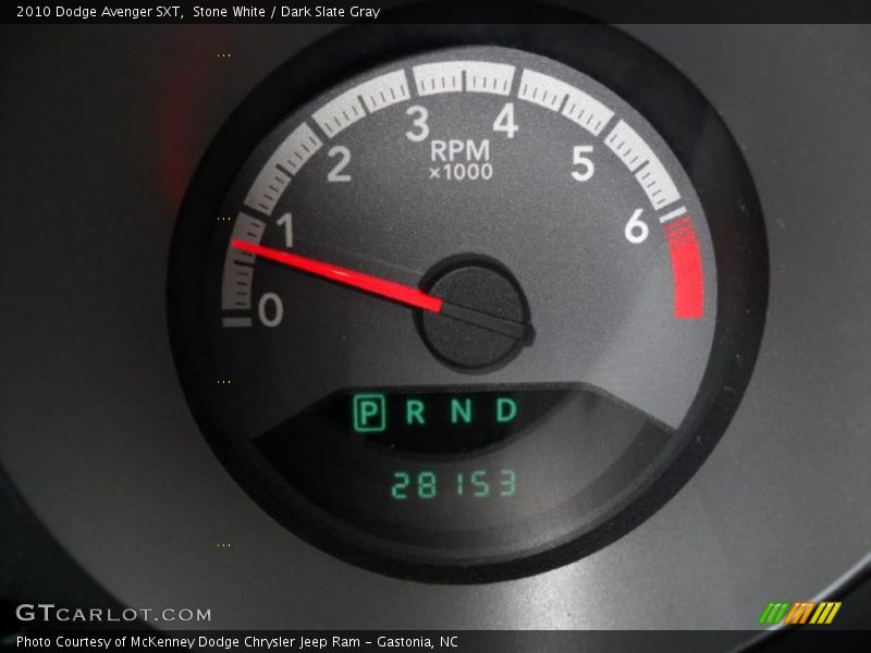 Stone White / Dark Slate Gray 2010 Dodge Avenger SXT