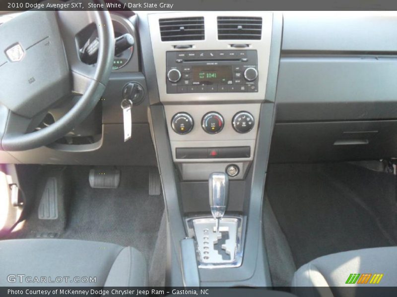 Stone White / Dark Slate Gray 2010 Dodge Avenger SXT