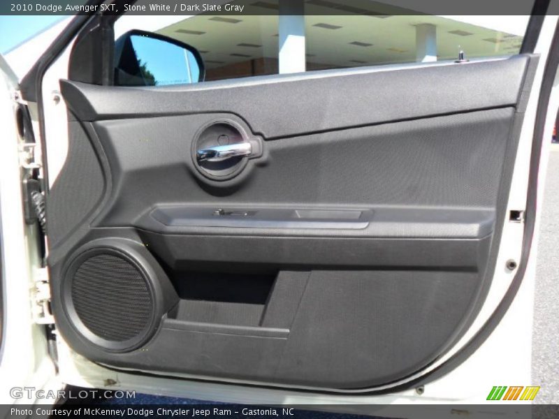Stone White / Dark Slate Gray 2010 Dodge Avenger SXT