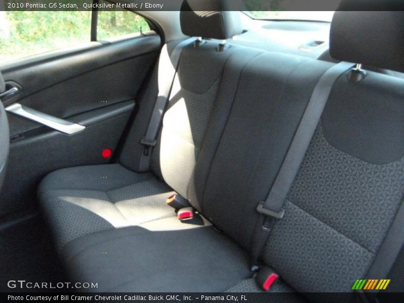 Quicksilver Metallic / Ebony 2010 Pontiac G6 Sedan