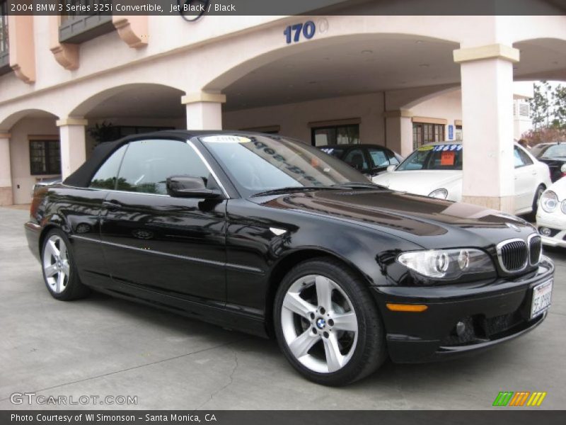 Jet Black / Black 2004 BMW 3 Series 325i Convertible