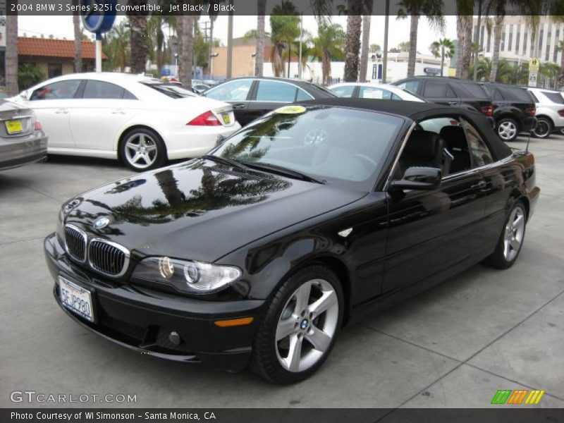 Jet Black / Black 2004 BMW 3 Series 325i Convertible