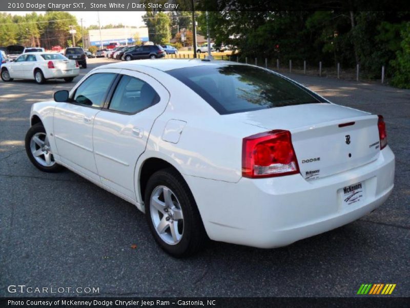 Stone White / Dark Slate Gray 2010 Dodge Charger SXT