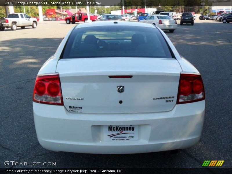 Stone White / Dark Slate Gray 2010 Dodge Charger SXT