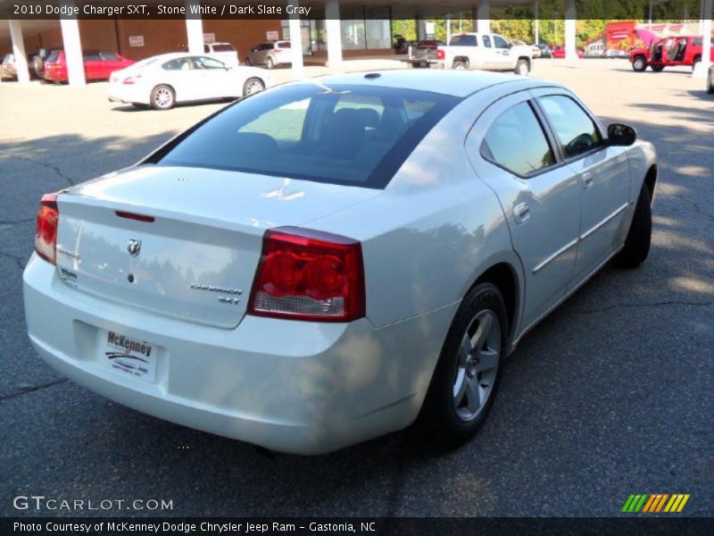 Stone White / Dark Slate Gray 2010 Dodge Charger SXT