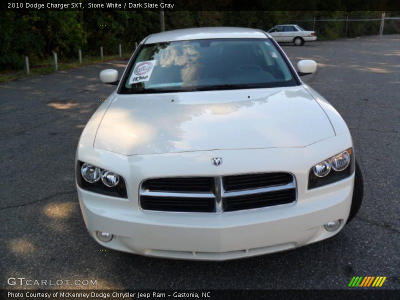 Stone White / Dark Slate Gray 2010 Dodge Charger SXT