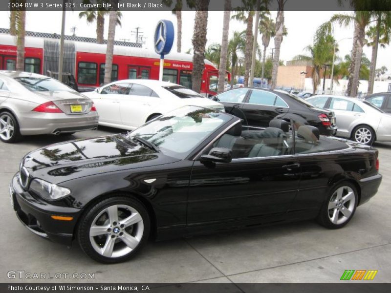 Jet Black / Black 2004 BMW 3 Series 325i Convertible