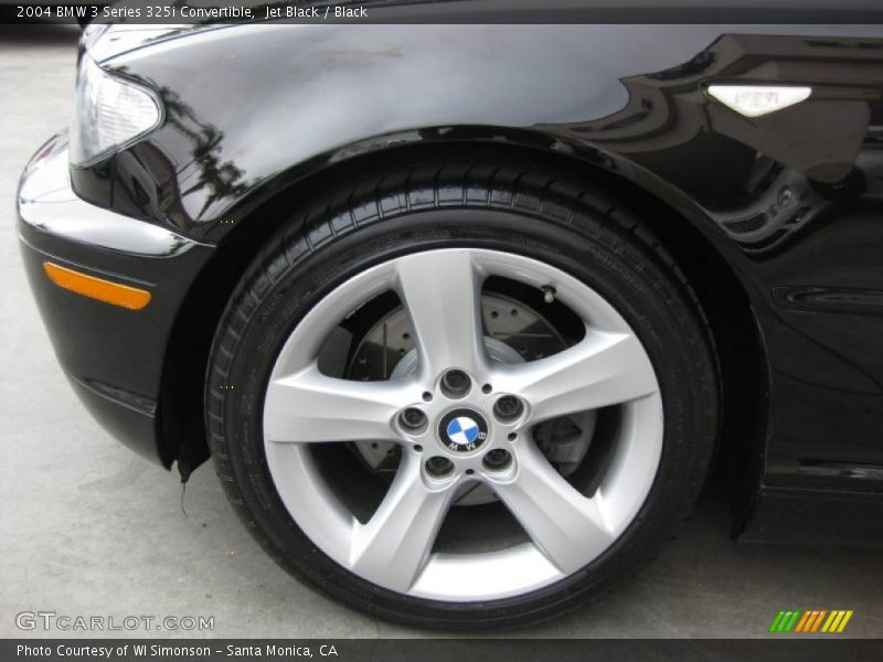 Jet Black / Black 2004 BMW 3 Series 325i Convertible
