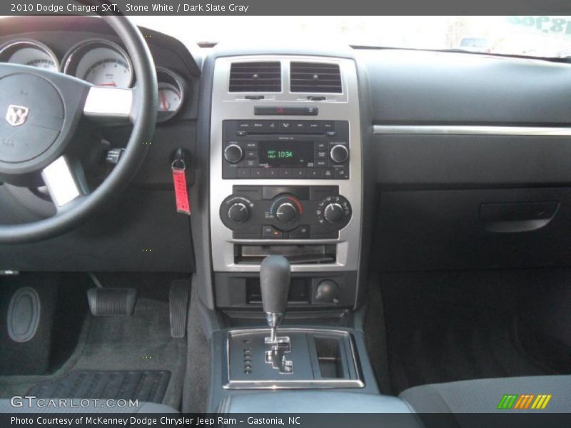 Stone White / Dark Slate Gray 2010 Dodge Charger SXT