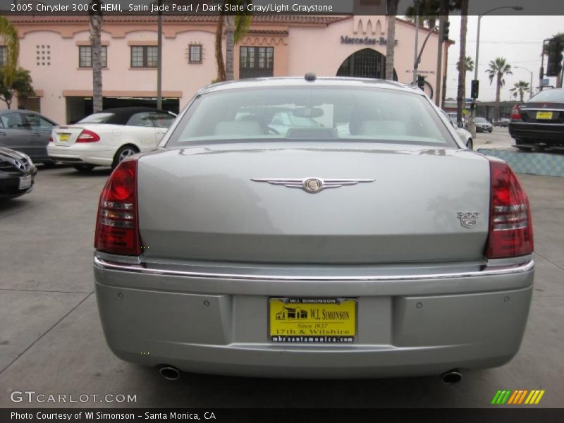 Satin Jade Pearl / Dark Slate Gray/Light Graystone 2005 Chrysler 300 C HEMI