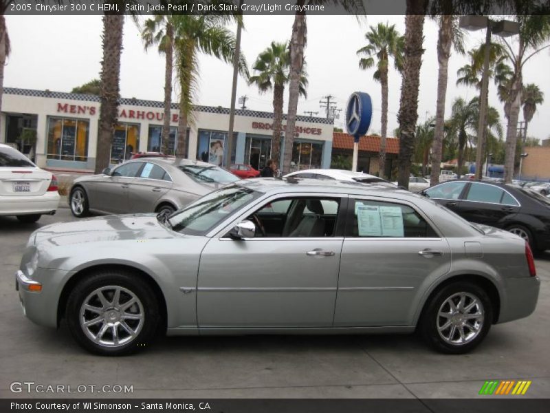 Satin Jade Pearl / Dark Slate Gray/Light Graystone 2005 Chrysler 300 C HEMI