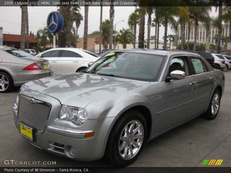 Satin Jade Pearl / Dark Slate Gray/Light Graystone 2005 Chrysler 300 C HEMI