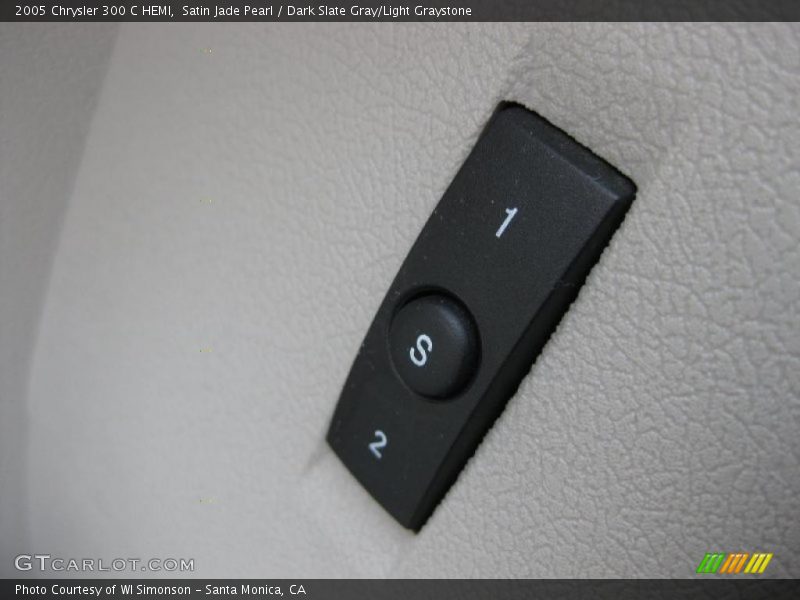 Satin Jade Pearl / Dark Slate Gray/Light Graystone 2005 Chrysler 300 C HEMI