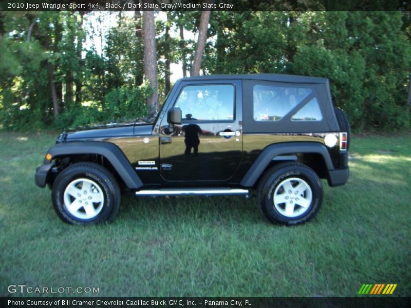 Black / Dark Slate Gray/Medium Slate Gray 2010 Jeep Wrangler Sport 4x4