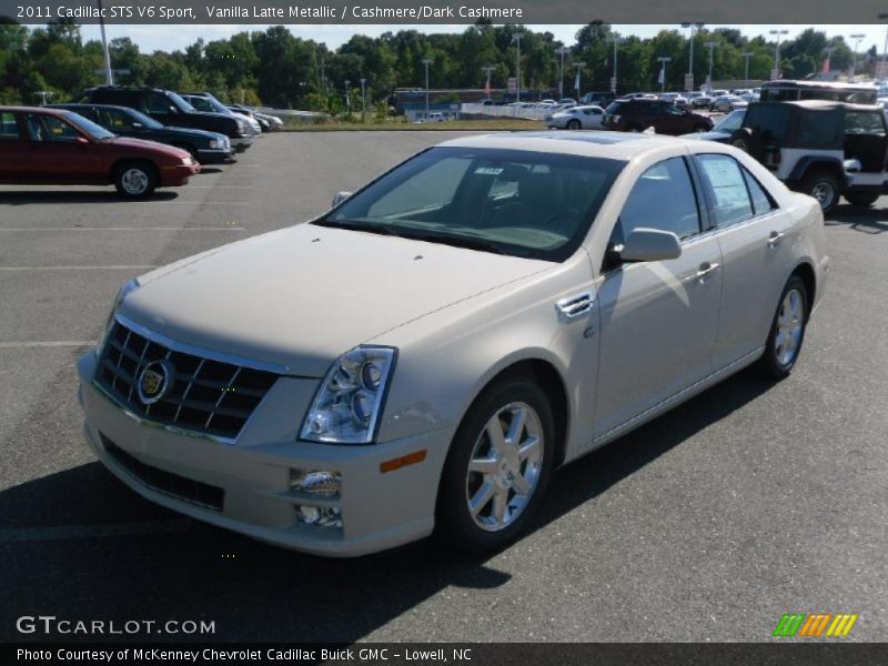 Vanilla Latte Metallic / Cashmere/Dark Cashmere 2011 Cadillac STS V6 Sport