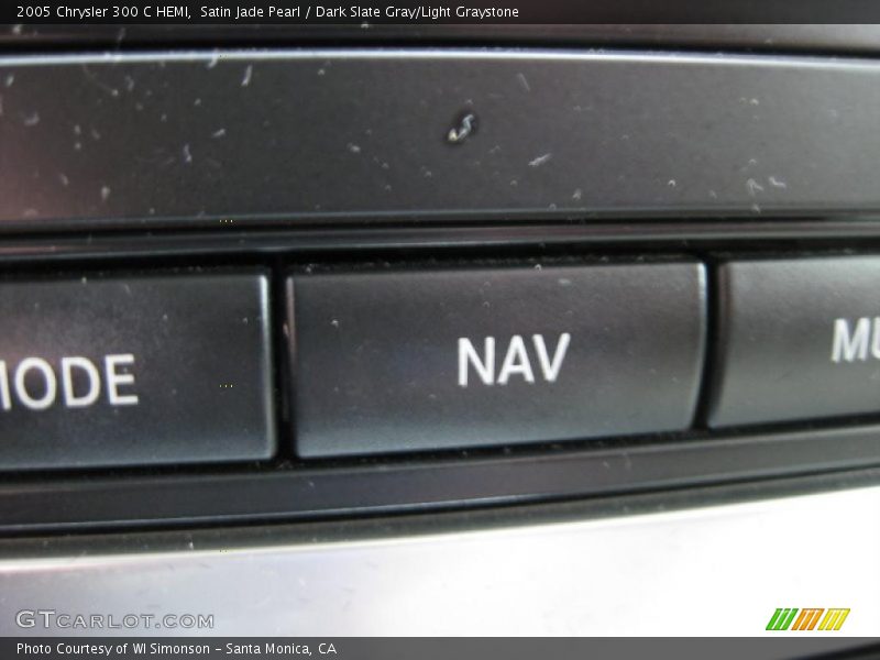 Satin Jade Pearl / Dark Slate Gray/Light Graystone 2005 Chrysler 300 C HEMI