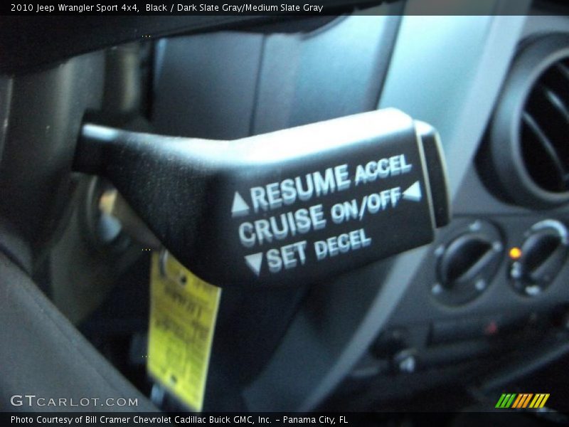 Black / Dark Slate Gray/Medium Slate Gray 2010 Jeep Wrangler Sport 4x4