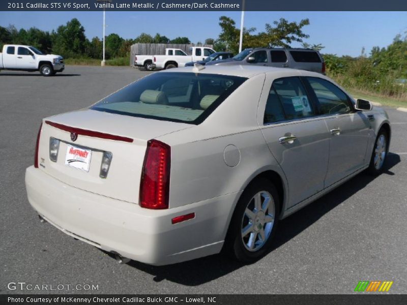 Vanilla Latte Metallic / Cashmere/Dark Cashmere 2011 Cadillac STS V6 Sport