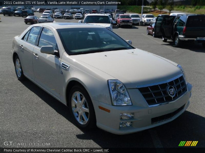 Vanilla Latte Metallic / Cashmere/Dark Cashmere 2011 Cadillac STS V6 Sport