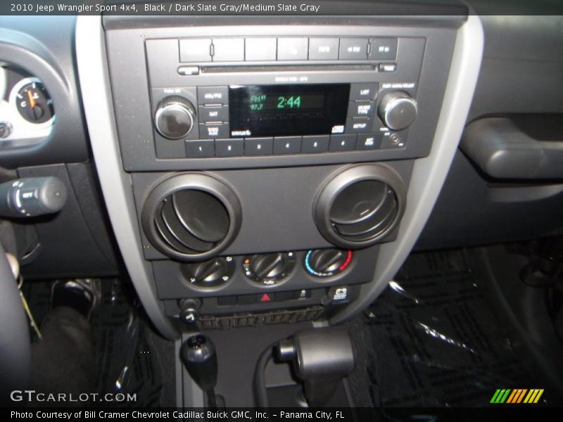 Black / Dark Slate Gray/Medium Slate Gray 2010 Jeep Wrangler Sport 4x4