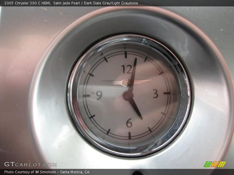 Satin Jade Pearl / Dark Slate Gray/Light Graystone 2005 Chrysler 300 C HEMI