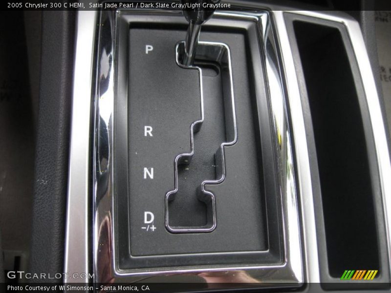 Satin Jade Pearl / Dark Slate Gray/Light Graystone 2005 Chrysler 300 C HEMI