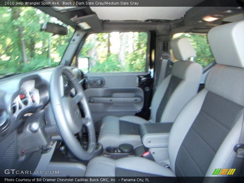 Black / Dark Slate Gray/Medium Slate Gray 2010 Jeep Wrangler Sport 4x4