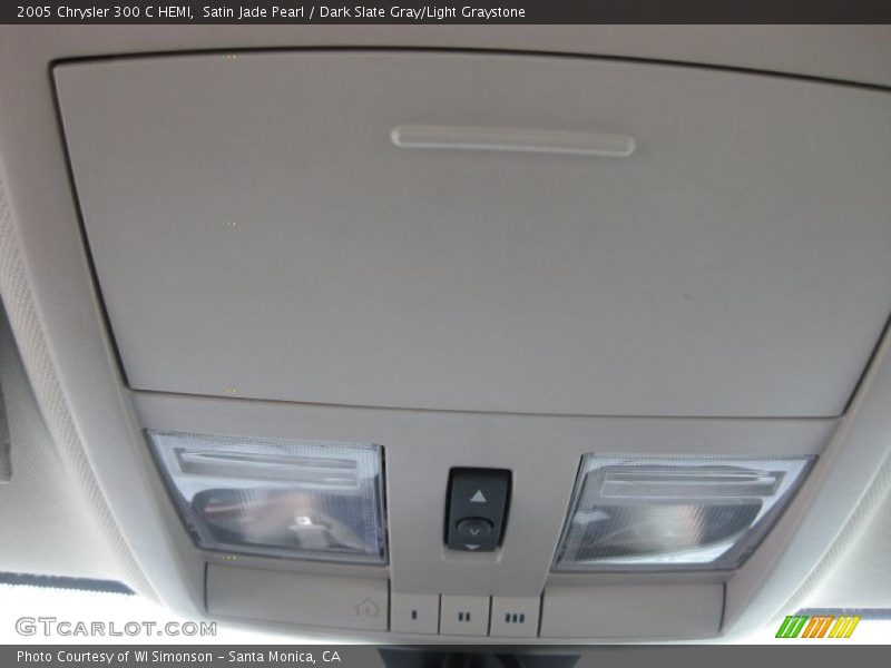 Satin Jade Pearl / Dark Slate Gray/Light Graystone 2005 Chrysler 300 C HEMI